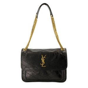 Saint Laurent Niki中号肩包 标志牌
