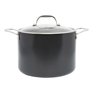 Salt&Pepper Re-Lite 汤锅 带玻璃盖 7.5L 黑色