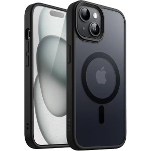 JETech iPhone 15 Plus 磁吸手机壳 黑色