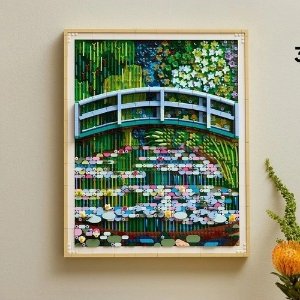 Lego 莫奈睡莲池上的桥