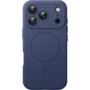 JETech iPhone 17 Pro 磁吸硅胶壳 6.3英寸 深蓝色