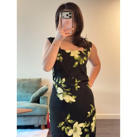 Vea 花卉长裙 印花