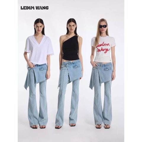 LEDIM WANG 牛仔裤