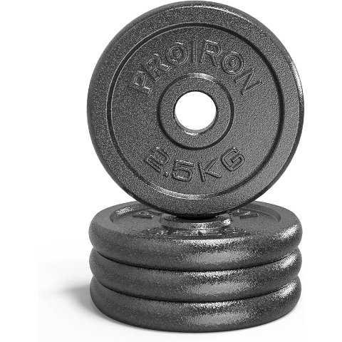 哑铃杠铃片套装  4x2.5kg