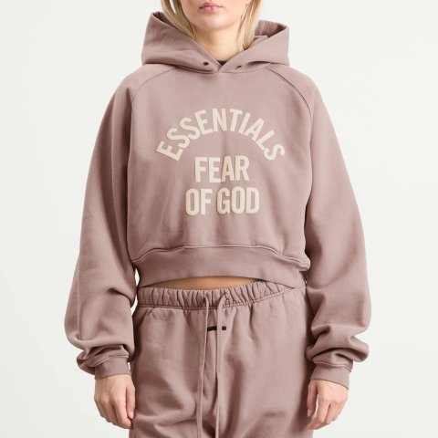 Fear of God ESSENTIALS 90 s 卫衣 紫褐色