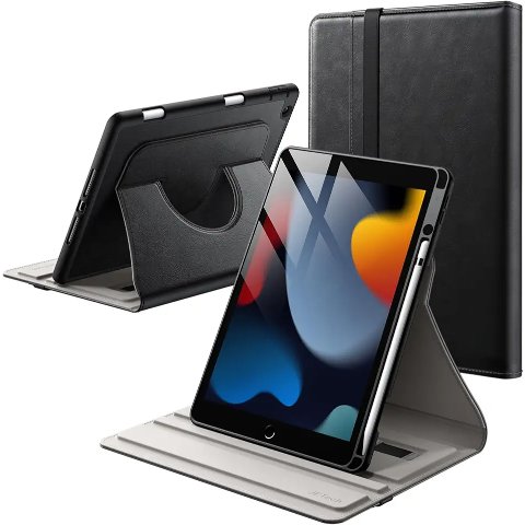 iPad 10.2旋转皮套 黑色
