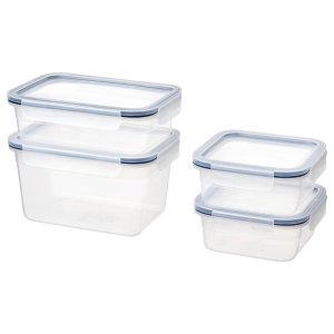 Ikea 365+ 塑料保鲜盒 4件套