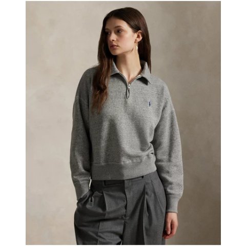 Polo Ralph Lauren抓绒立领拉链卫衣