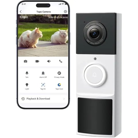 TP-Link Tapo TD21 视频门铃 2K超清