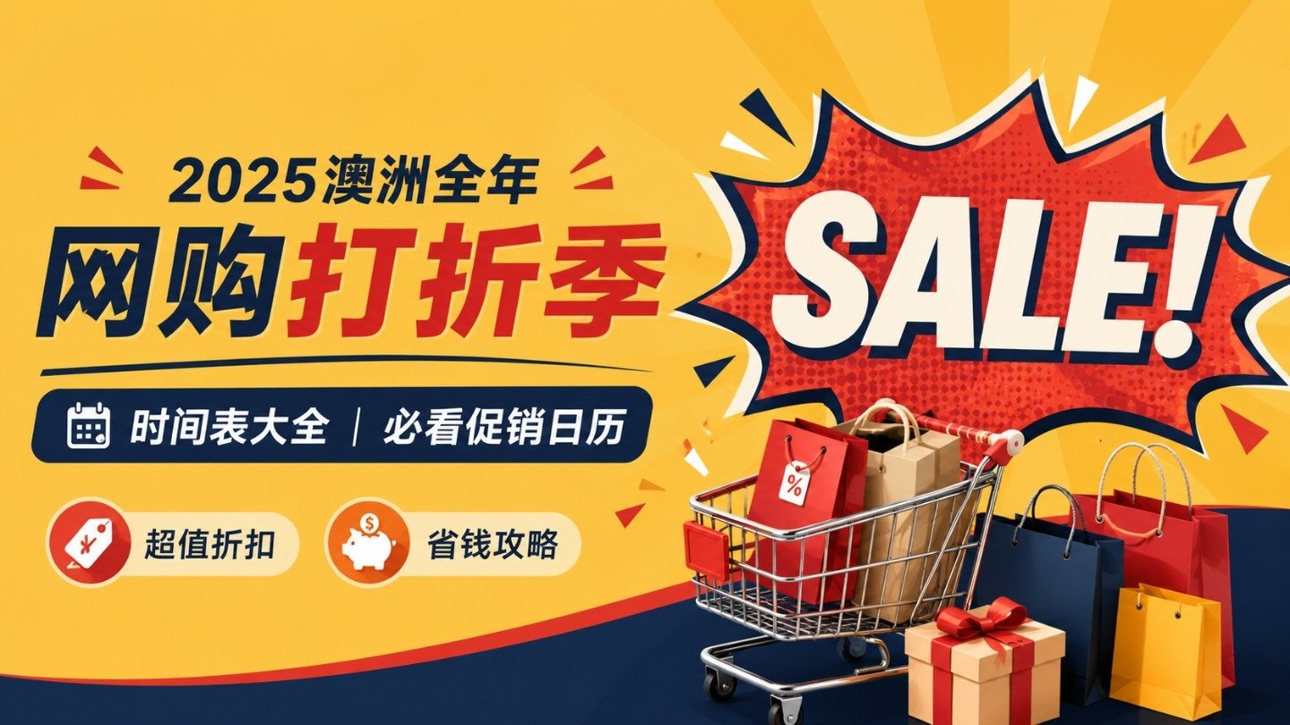 2025澳洲全年网购打折季时间表大全｜必看促销日历&省钱攻略