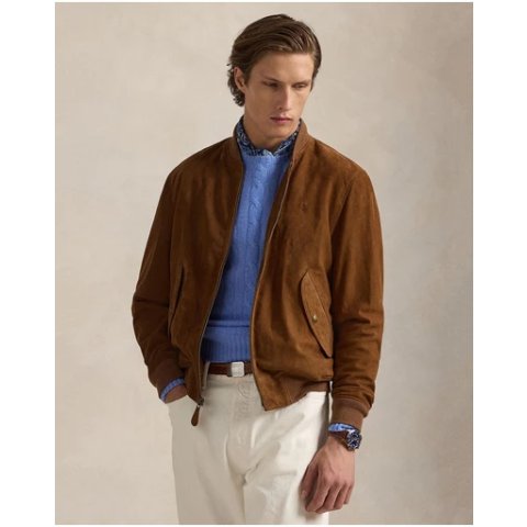 Polo Ralph LaurenSuede 飞行夹克