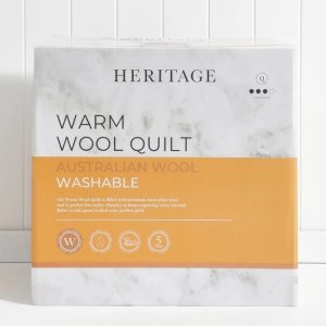 Heritage warm 羊毛被 super king