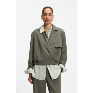 HUGO BOSS 日式绉纱休闲夹克