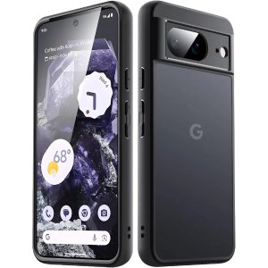 JETech Pixel 8 磨砂防指纹手机壳 6.2英寸 黑色