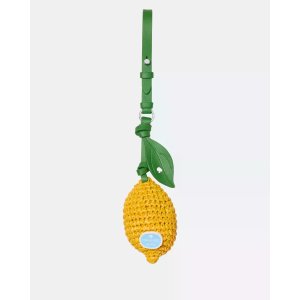 Kate Spade Charmed Lemon 钩织包挂饰
