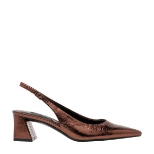 Nine West Sebba 露跟尖头高跟鞋 青铜色
