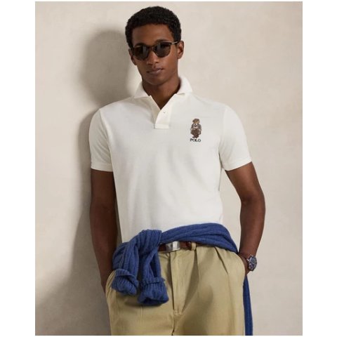 Polo Ralph Lauren Polo Bear 定制修身款短袖POLO衫