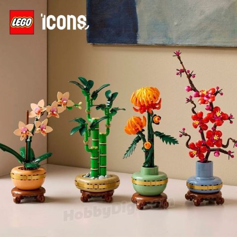 四君子(梅蘭竹菊)立體金箔畫-古典框