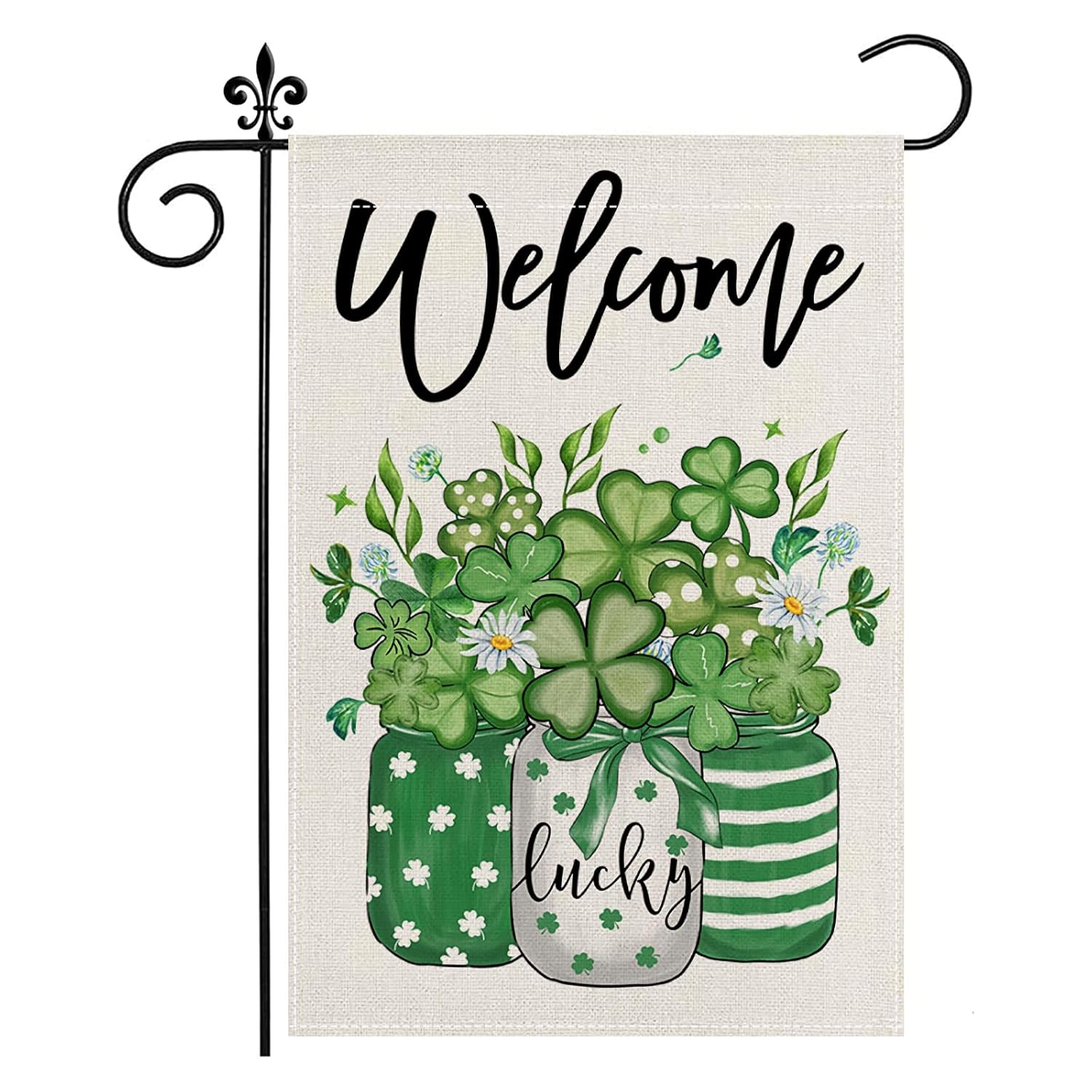 St Patricks Day Garden Flag