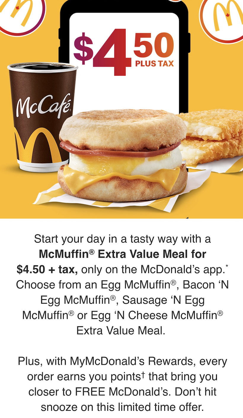 爆❗️Mc Donalds 麦当劳穷鬼早餐来袭🔥🔥🔥现$4.5嗨吃>> 福利戳我享>> 早8人看过来