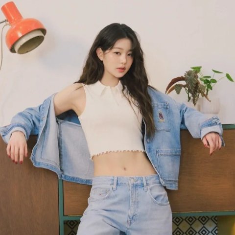 Tommy Hilfiger降$20 码全 张元英同款娃娃领背心
