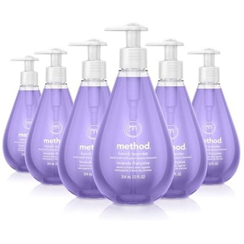 Method Products法国薰衣草洗手液354mlx6件套