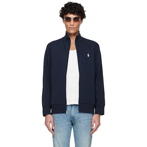 Navy 双面针织夹克