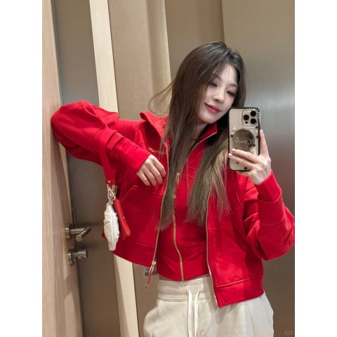 Scuba宽松连帽卫衣 拉链款