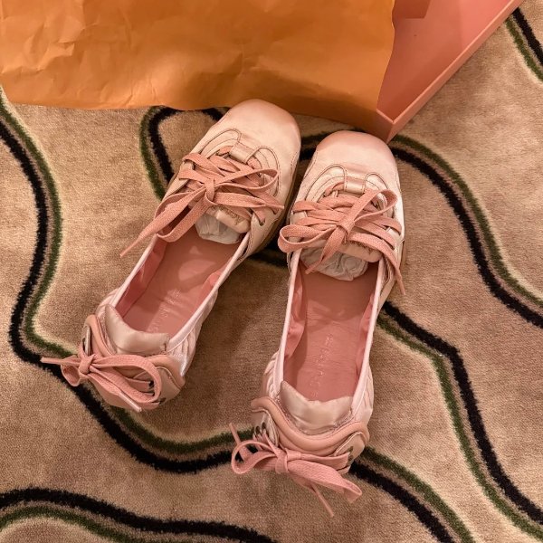 Acne Studios Bilaria 系带芭蕾鞋