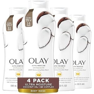 Olay 超保湿椰香沐浴露4瓶