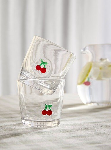 小樱桃玻璃杯 2只装