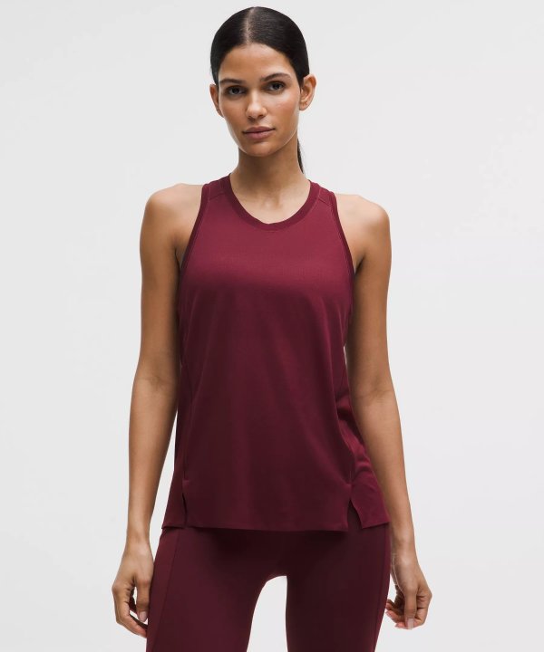 lululemon Fast and Free 女士背心 条纹透气