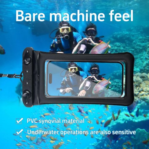 防水手机袋 2件 黑色 IPX8