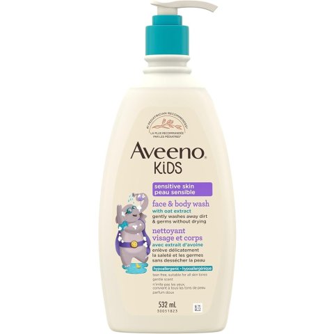 Aveeno儿童燕麦沐浴露 532mL