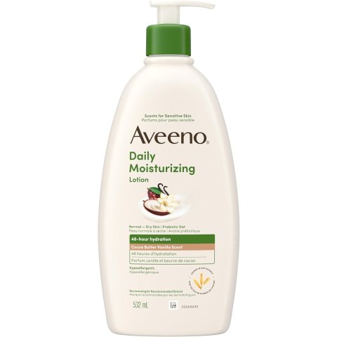 Aveeno保湿乳液 532mL 香草可可