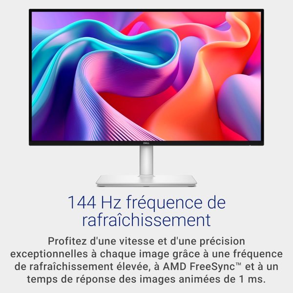 S2725DSM 27英寸QHD显示器 144Hz 白色