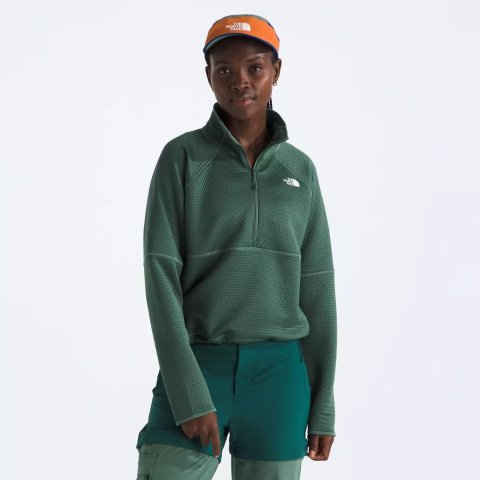 The North Face之前$62.96DotKnit 女士保暖1/4拉链上衣