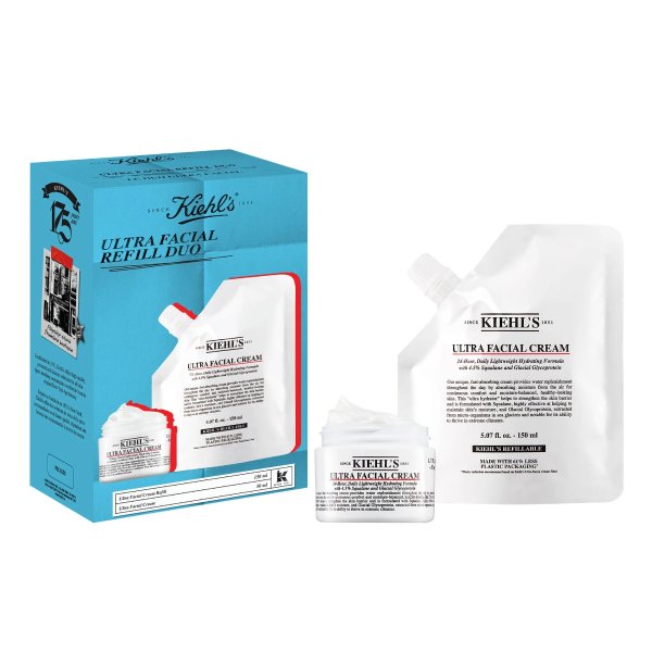 高保湿面霜50ml+补充装150ml
