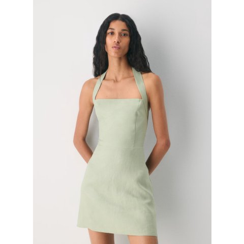 Aritzia Whisper 麻织连衣裙