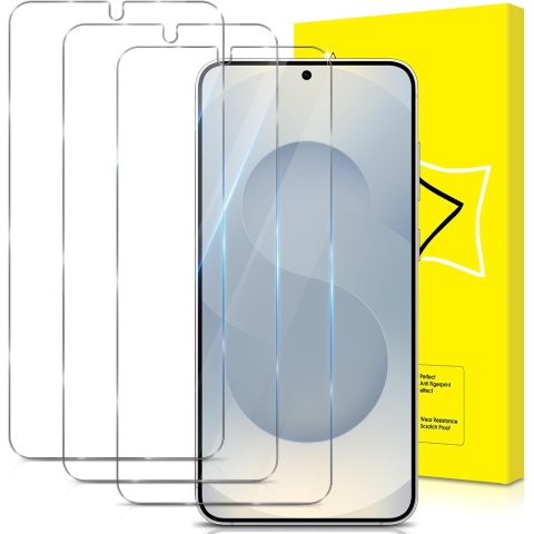 GiiYoon Galaxy S25 Plus 钢化玻璃膜 3件