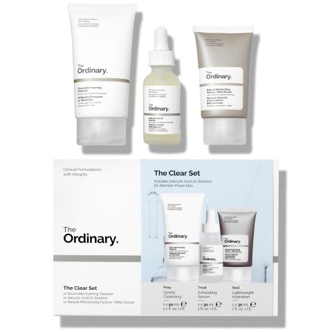 The ordinary50ml洗面奶+30ml玻尿酸精华/葡聚糖面霜