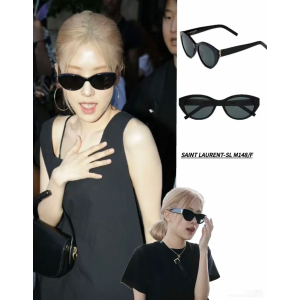 Saint Laurent Black SL M148 墨镜 黑色