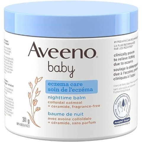 Aveeno婴儿舒缓夜间湿疹膏 311g