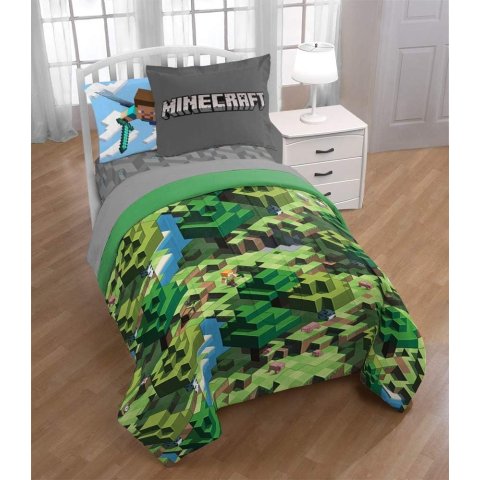 Minecraft Alex Steve七件套床品 超柔