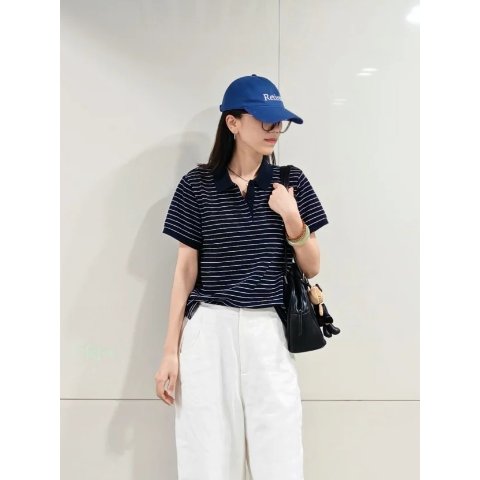 条纹Polo衫