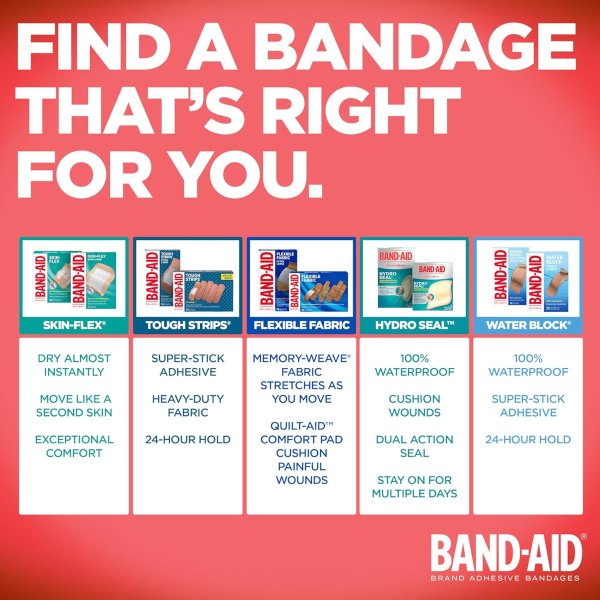BAND-AID 弹性创可贴 50片