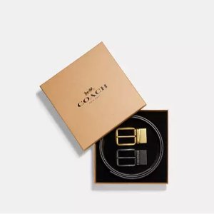 可以换不同扣的腰带Coach 可调节皮带 38mm