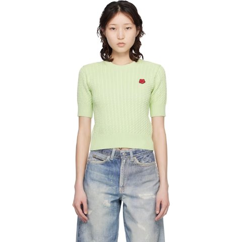 Kenzo Paris Boke Flower 短袖T恤 绿色