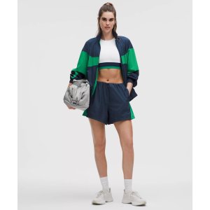 s码有货！lululemon Nylon 高腰短裤 5英寸