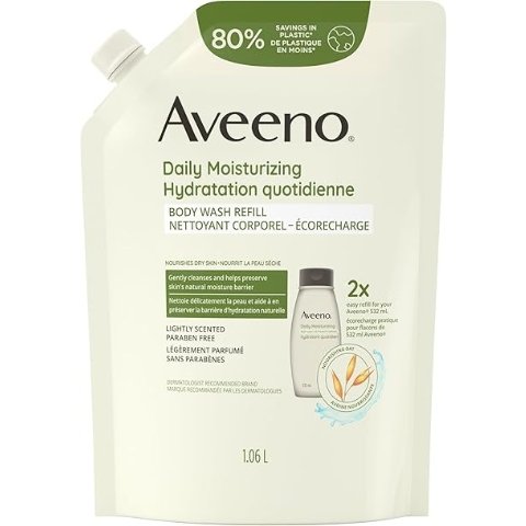 Aveeno燕麦沐浴露 1.06L 补充装